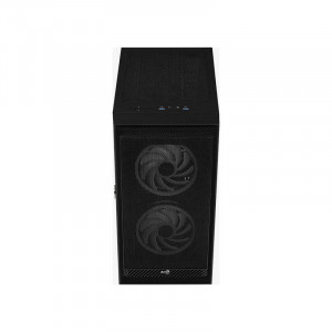 Carcasa Gaming Aerocool Graphite V2 neagra, MiddleTower, USB 3.0, Panou transparent - Img 7
