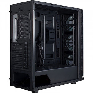 Carcasa Gaming Inter-Tech W-III RGB Black, USB 3.0, Fan controller cu telecomanda, Vent. 3x 120mm LED RGB - Img 5