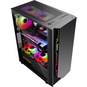 Carcasa Gaming Segotep Nova S6, USB 3.0, Panou Transparent - Img 5