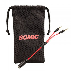 Casti Gaming in-ear Somic G618 Red, cu fir, TRRS - Img 2