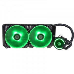 Cooler CPU ID-Cooling Auraflow 240, Racire cu lichid, 2x Vent 120mm, Iluminare LED RGB - Img 6