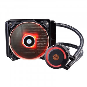 Cooler CPU ID-Cooling Auraflow, Racire cu lichid, Ventilator 120mm, Iluminare LED RGB - Img 1