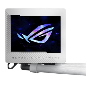 Cooler procesor cu lichid ASUS ROG RYUJIN III 240 iluminare aRGB cu display alb - Img 4