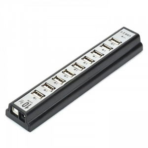 Hub USB 2.0, 10 porturi, diverse culori - Img 3