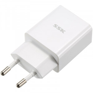 Incarcator retea GSM SSK SDC010, 2x USB, Alb - Img 2