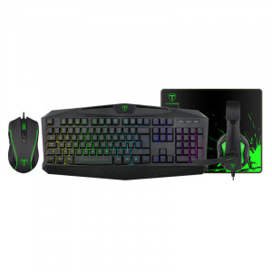 Kit gaming tastatura, mouse, casti si mousepad T-Dagger Legion 4 in 1 - Img 3