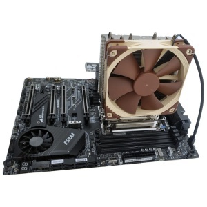 Kit Placa de baza MSI TRX40 PRO 10G, AMD Ryzen Threadripper 3960X 3.8GHz pana la 4.5GHz, Cooler Noctua inclus - Img 2