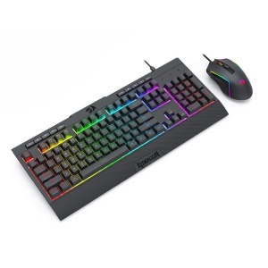 Kit tastatura si mouse Redragon S151 Gaming Essentials negru iluminare RGB - Img 3