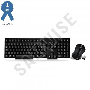 Kit Wireless Mouse + Tastatura FanTech WK-890, Negru - Img 1