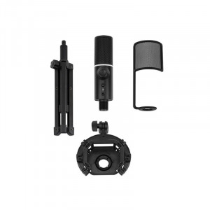 Microfon Streamplifly MIC Streaming RGB cu trepied Black - Img 3