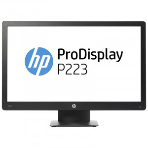 Monitor LED 21.5" HP P223, Grad A, 1920x1080, 5ms, VGA, DisplayPort, Cabluri incluse - Img 1