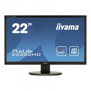 Monitor LED 21.5" Iiyama ProLite E2282HD-B1, 1920x1080, 5ms, VGA, DVI, Cabluri incluse - Img 2