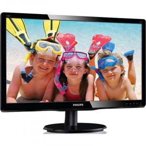 Monitor LED 22" Philips 220V4LSB, Grad A, 5ms, 1680x1050, DVI, VGA, Cabluri incluse - Img 2