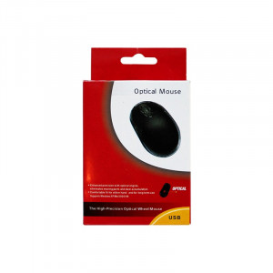 Mouse TECH NXT TN-999 Optic, cu fir, USB, 800dpi, negru - Img 2