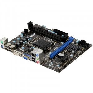 Placa de baza MSI H61M-P31(G3), Socket LGA1155, FSB 1333/1600MHz, 2 x DDR3, PCI-Express Gen3, 4 x SATA2, DVI, VGA - Img 2
