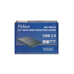 Rack HDD Inter-Tech Veloce GD-25612 USB 3.0 negru - Img 3