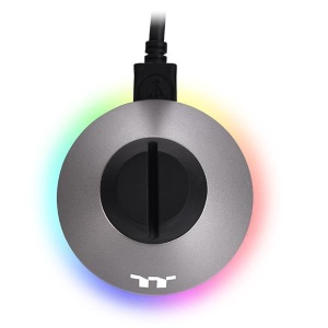 Suport cablu mouse Thermaltake Premium Argent MB1 argintiu iluminare RGB - Img 3
