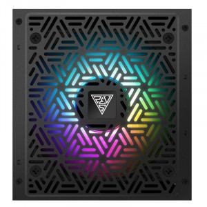 Sursa Gaming Gamdias Kratos E1 RGB 500W, Eficienta 80%, 5x SATA, 2x MOLEX, 2x 6+2 pin, PFC activ - Img 2