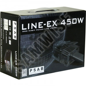 Sursa Inter-Tech Line-Ex 450W, 6x SATA, 3x Molex, PFC Activ, 2x PCI-Ex, Ventilator 120mm - Img 4