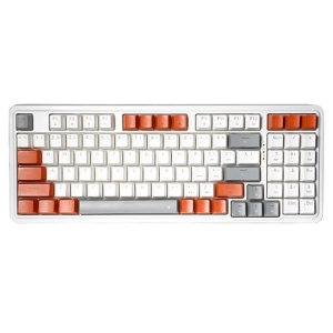 Tastatura gaming mecanica Redragon Gloria alba iluminare RGB