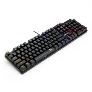 Tastatura gaming mecanica Redragon Sindri neagra iluminare Rainbow switch-uri rosii - Img 3