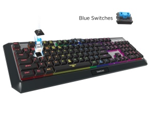 Tastatura mecanica Gamdias Hermes P3 iluminare RGB - Img 3