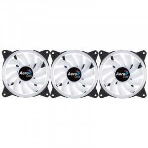 Ventilator Aerocool Duo 12 Pro ARGB 120mm ​Three Fan Pack cu controller H66F - Img 2