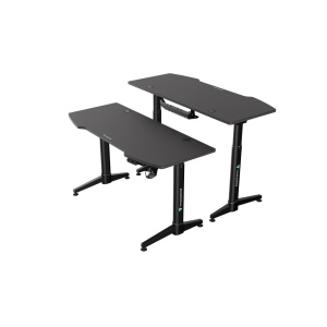 Birou gaming reglabil electric pe inaltime Thunder X3 ED7 negru - Img 4