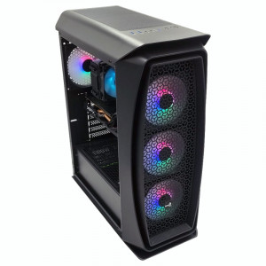 Calculator Gaming AeroOne V2, Intel Core i5 4690K 3.5GHz, Asus B85M-E, 16GB DDR3, SSD 240GB, HDD 1TB, RX 570 4GB DDR5 256-bit, 600W - Img 2
