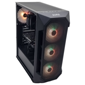 Calculator Gaming Aura V15, Intel Core i5 10400F pana la 4.3GHz, TZ590-BTC DUO, 16GB DDR4, SSD 256GB, HDD 1TB, GTX 1660 Ti 6GB GDDR6 - Img 2