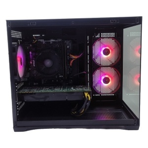 Calculator Gaming Aura V29, AMD Ryzen 5 3400G 3.7GHz, ASRock A520M-HVS, 16GB DDR4, SSD 250GB, HDD 1TB, GTX 1080 8GB GDDR5 - Img 2