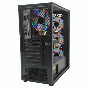 Calculator Gaming Fury V4, Intel Core i5 7400 3GHz, MSI H110M-S03, 16GB DDR4, SSD 240GB, HDD 1TB, RX 470 STRIX OC 4GB GDDR5 256-bit, 500W - Img 4