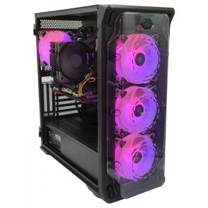 Calculator Gaming Lux V14, Intel Core i5-9400f 2.9GHz, GA-H310M S2H, 32GB DDR4, SSD 512GB, HDD 3TB, RX 580 8GB DDR5 - Img 1