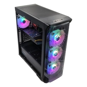 Calculator Gaming LUX V21, Intel Core i5 10400T pana la 3.6GHz, H410M H V2, 16GB DDR4, SSD 512GB, HDD 500GB, GTX 1060 6GB GDDR5 - Img 3