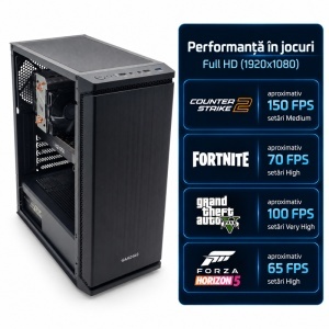 Calculator Gaming MARS V3, Intel Core i7-6700K 4.0GHz, HP OMEN X 900-080NA, 16GB DDR4, SSD 250GB, HDD 500GB, GTX 1070 8GB GDDR5 - Img 2