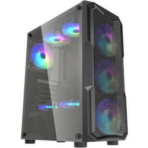Calculator Gaming Mesh V1, AMD Ryzen 5 3500 3.6GHz, GIGABYTE A520M K V2, 16GB DDR4, SSD 256GB, HDD 500GB, RX 580 8GB GDDR5 - Img 6