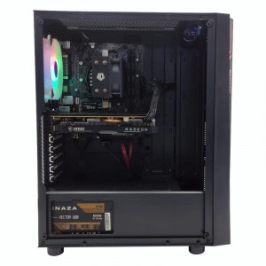 Calculator Gaming NOVA, Intel Core i5 8400T turbo 3.3GHz, Asus H310M-A, 16GB DDR4, SSD 512GB, HDD 1TB, RX 5500 XT 8GB GDDR6, 600W - Img 2