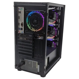 Calculator Gaming SkyFire V1, Intel Core i3-10300 3.7GHz, Asus Pro H410M-C2, 16GB DDR4, SSD 256GB, HDD 1TB, RX 580 8GB DDR5 - Img 4