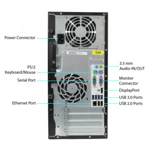 Calculator HP 6300 MT, Intel Core i5 2400 3.1GHz, 8GB DDR3, 500GB, DVD-RW, Card Reader - Img 2