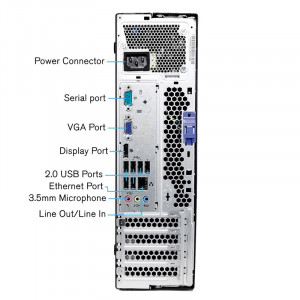 Calculator Lenovo M78 SFF, AMD A4-5300 3.4GHz, 4GB DDR3, 320GB, ATI HD 7480D, DVD-RW - Img 2