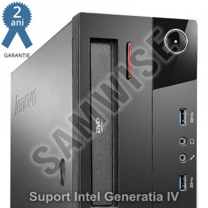 Calculator Lenovo M93P DT, Intel Core i3 4130 3.4GHz, 8GB DDR3, SSD 128GB, USB 3.0, DVD-ROM - Img 3