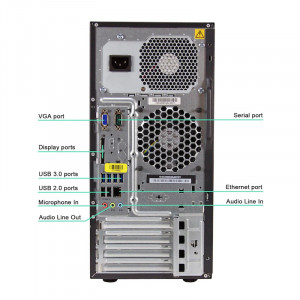 Calculator Lenovo M93P MT, Intel Core i3 4340 3.6GHz, 8GB DDR3, 500GB, USB 3.0, DVD-RW - Img 2