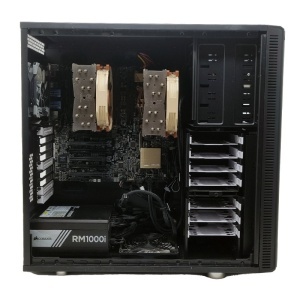 Calculator Workstation Incomplet Fractal Design Define R5, ASUS Z10PE-D8 WS, 2x Intel Xeon E5-2640 v4 2.40GHz, 8x DDR4 ECC, Corsair RM1000i 1000W, Blu-ray Combo ASUS - Img 3