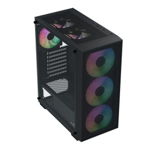 Carcasa Aerocool B509A Flow G V1 neagra - Img 3
