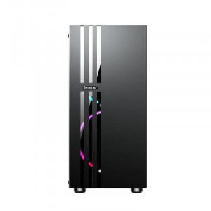 Carcasa Gaming Segotep Fenix, USB 3.0, Panou transparent, MiddleTower, Vent. 3x 120mm RGB - Img 2