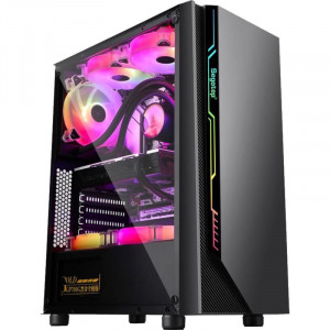 Carcasa Gaming Segotep Nova S6, USB 3.0, Panou Transparent - Img 6