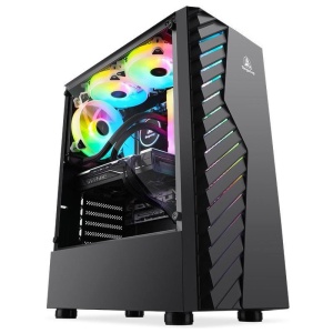 Carcasa Segotep Nova V1 Black, Open Box
