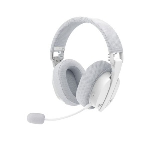 Casti gaming Bluetooth cu fir si wireless Redragon Luce albe