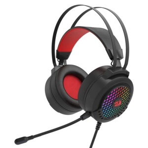 Casti gaming Redragon Carmen negre iluminare RGB