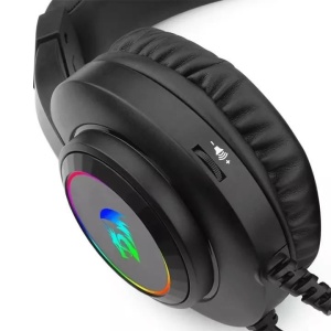 Casti gaming Redragon Hylas iluminare RGB negre - Img 3